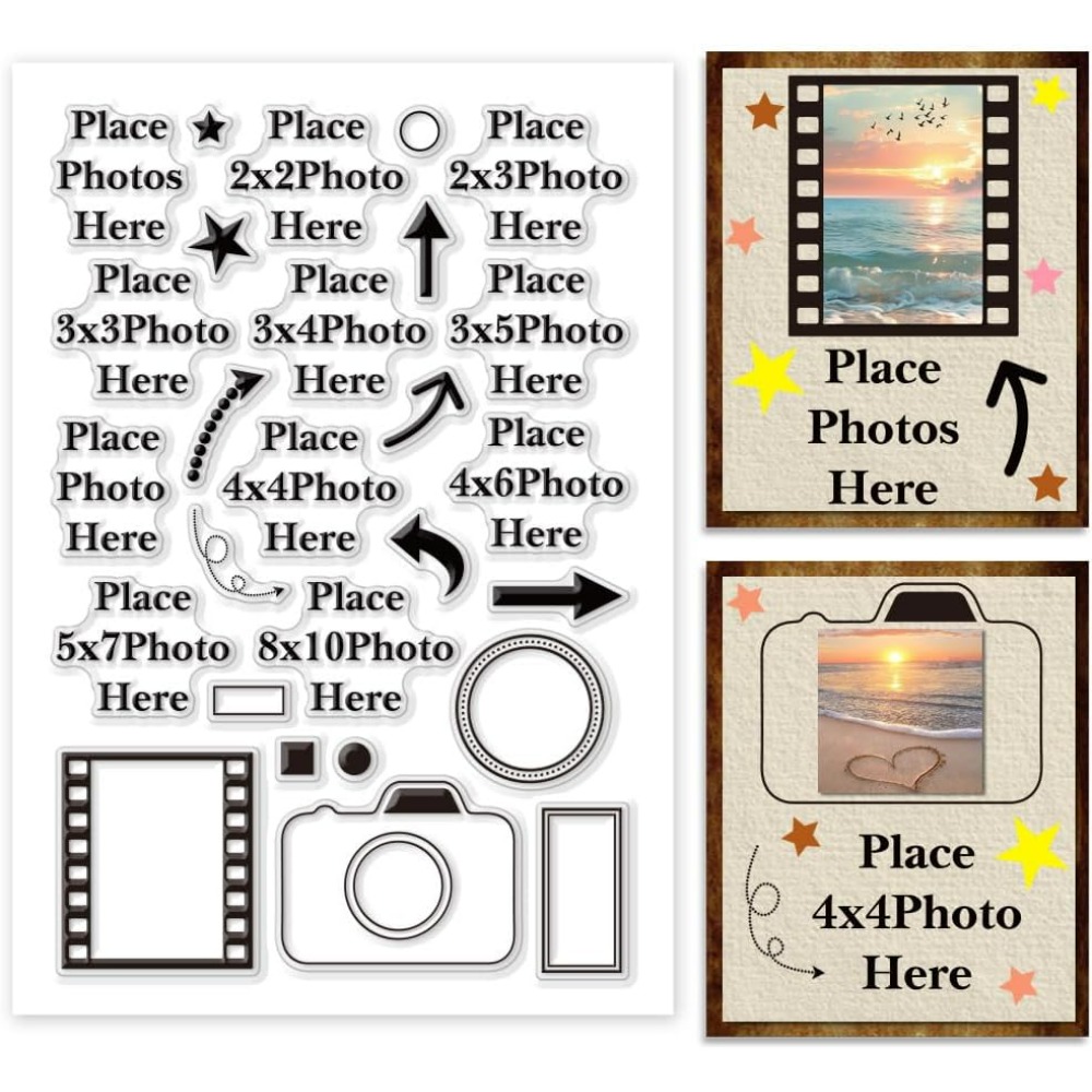 Picture Frame - Coloque foto aqui selo claro seta