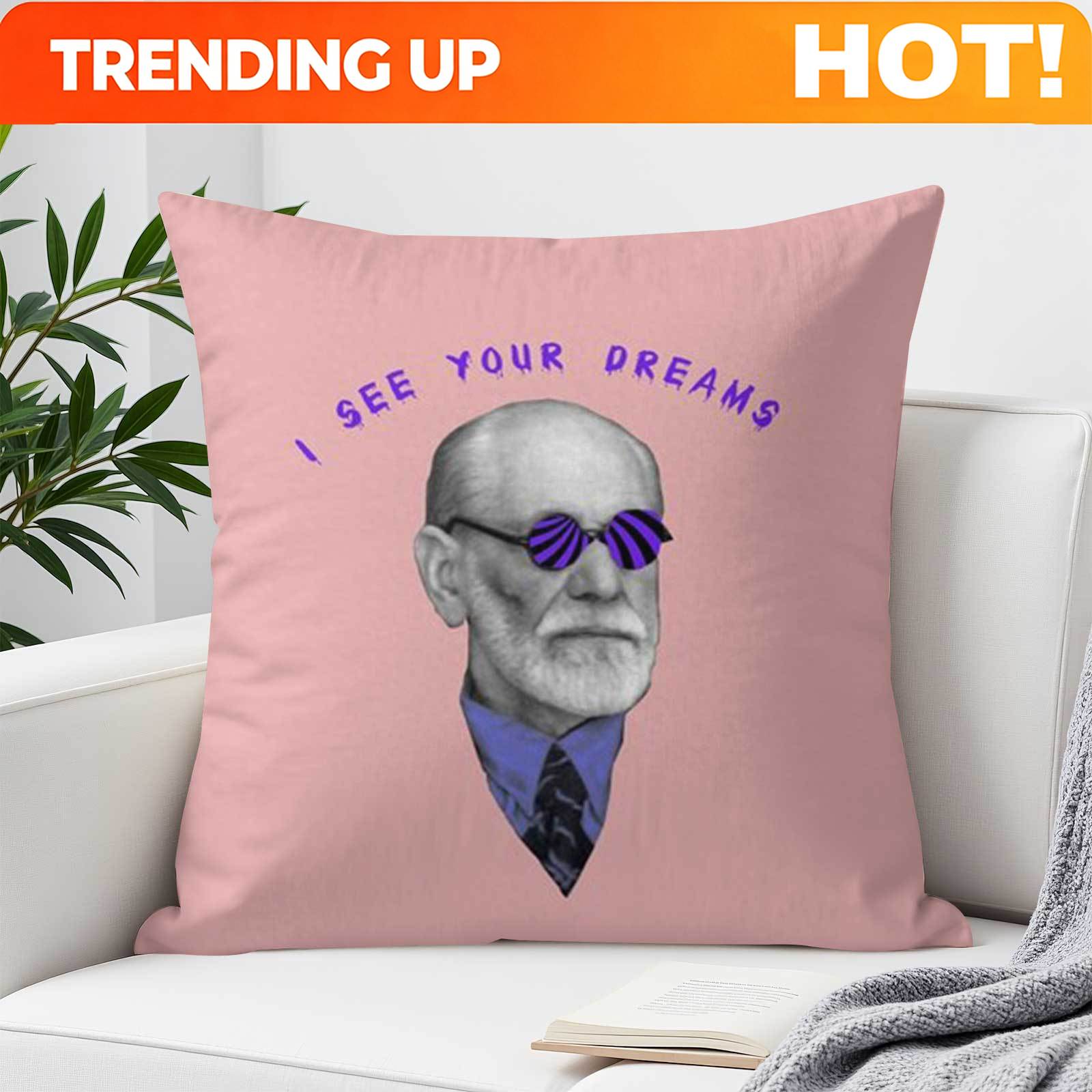 Throw Pillow - Capa de Almofada Decorativa Quadrada Personalizável