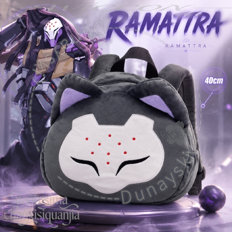 Throw Pillow - RAMATTRA Fanart Anime Engraçado Rosto Grande