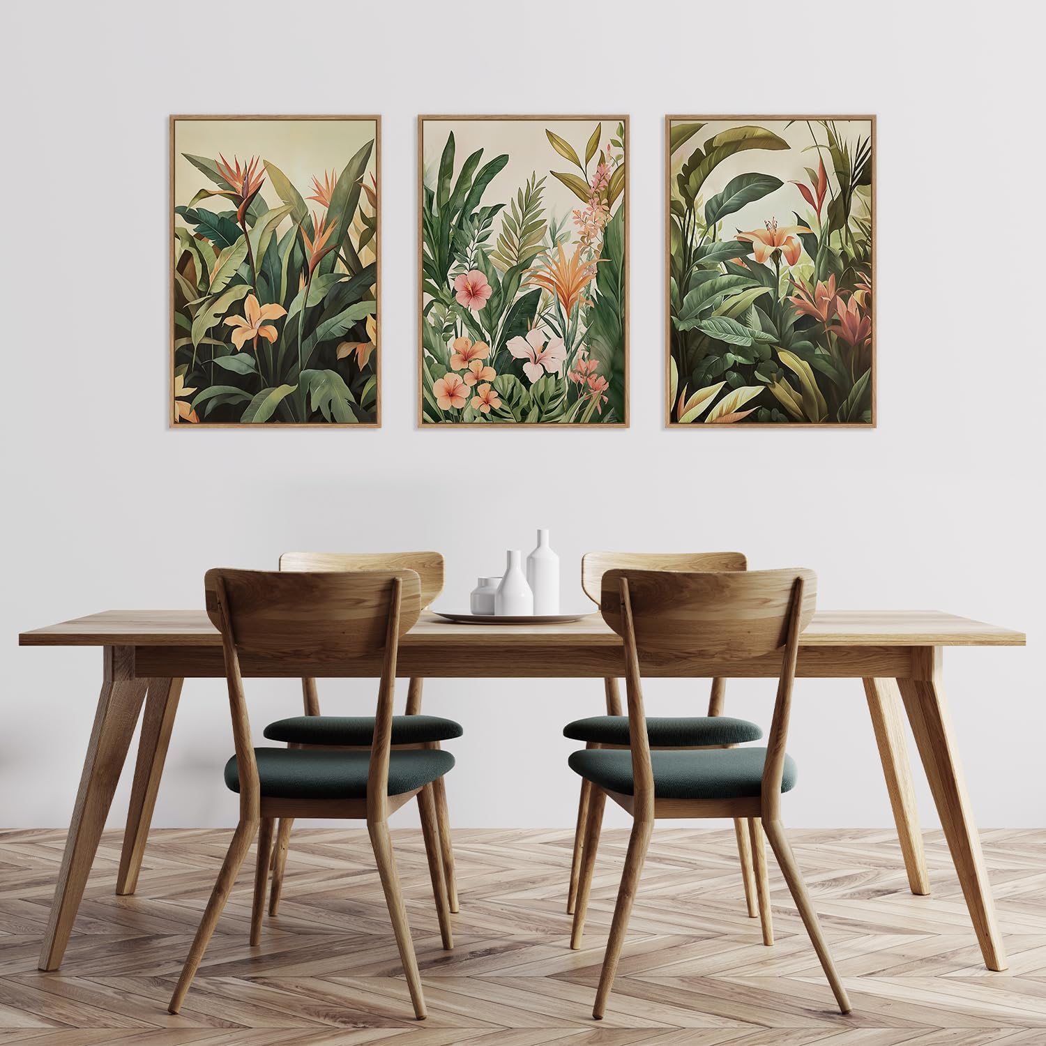 Abstract Canvas Set - Conjunto de 3 peças de pintura