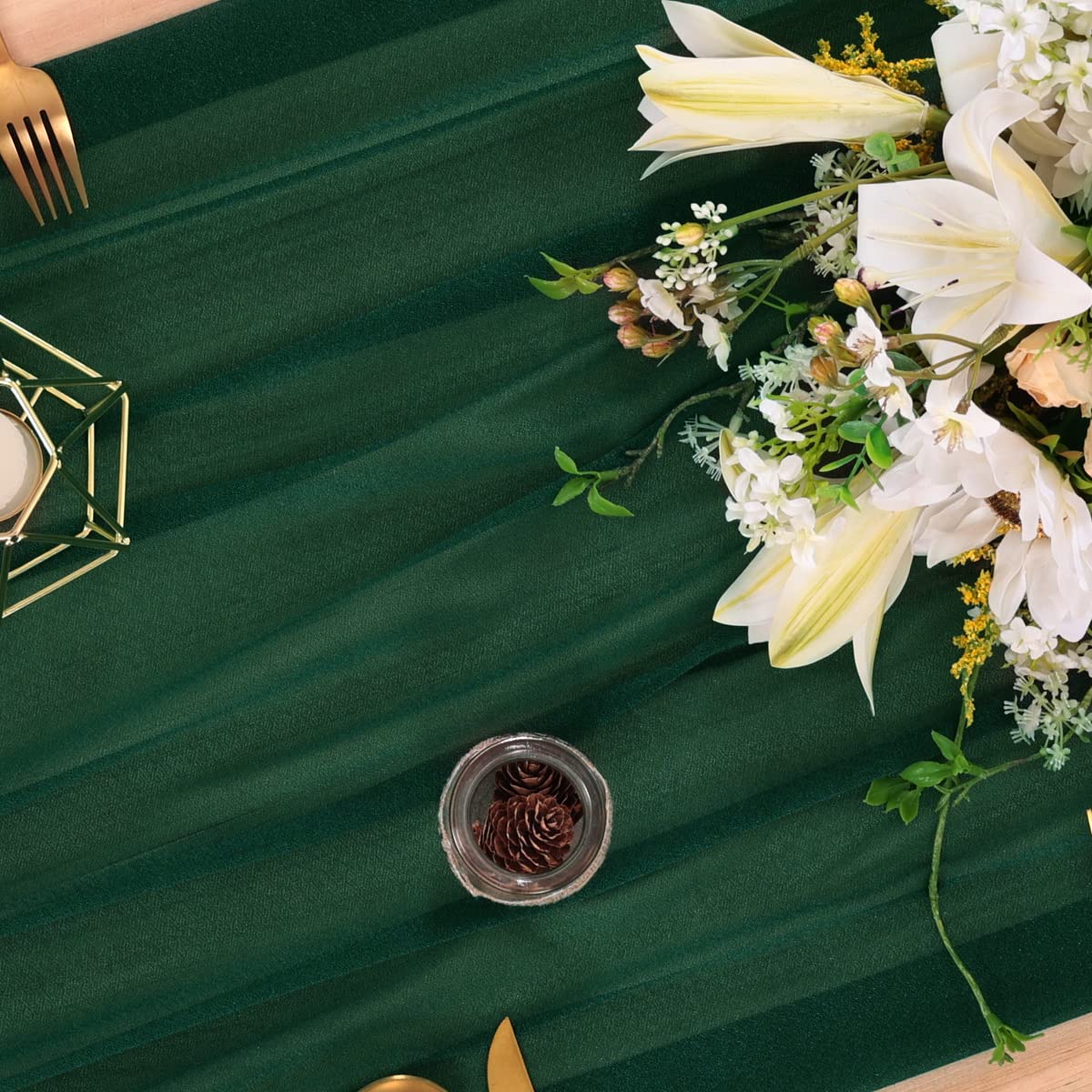 Corredor de mesa de chiffon, t - Table Runner avaliação e preço