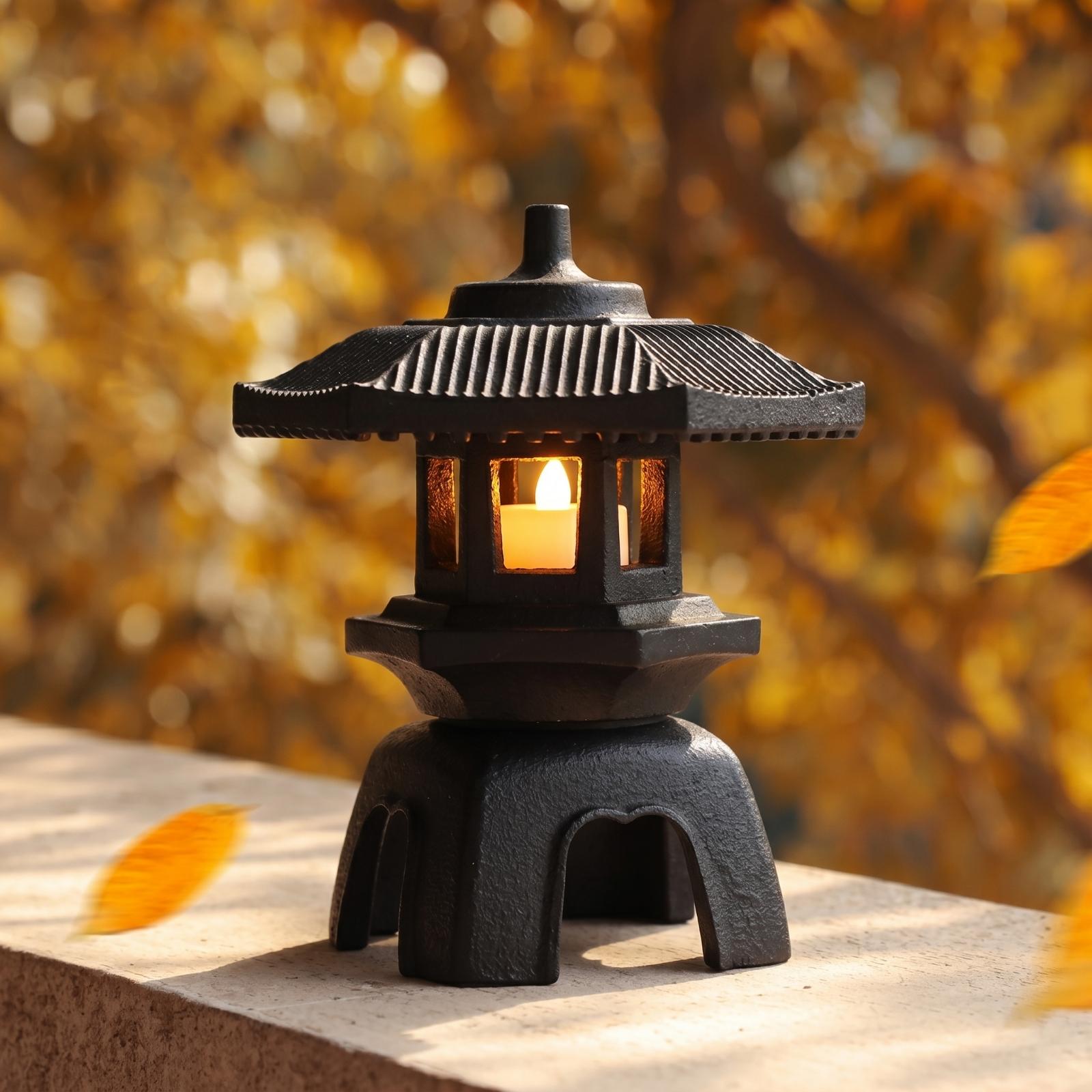 Lanterna de Ferro Fundido para - Candle Holder Decor avaliação e preço