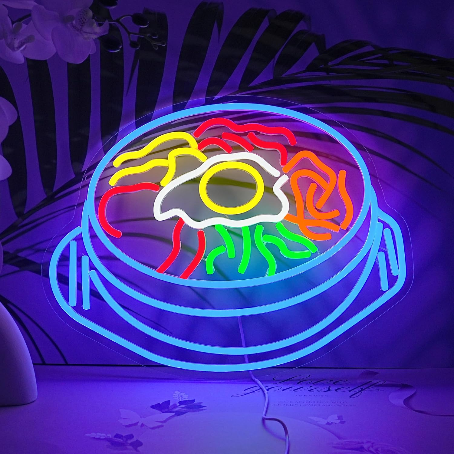Letreiro de néon LED Bibimbap, - Vase Decor avaliação e preço