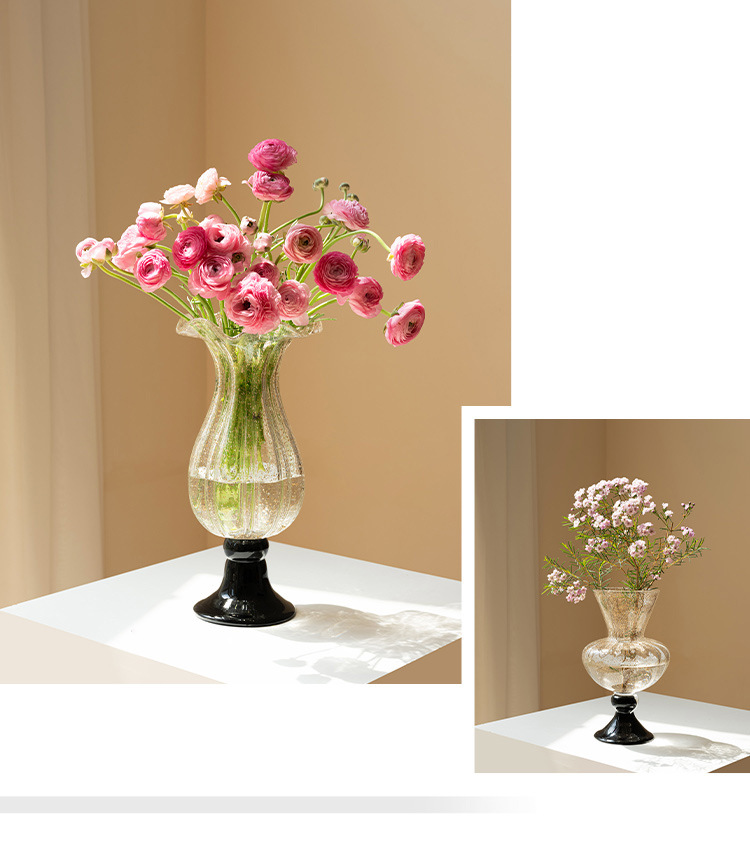 Vaso de vidro antigo francês,  - Vase Decor avaliação e preço