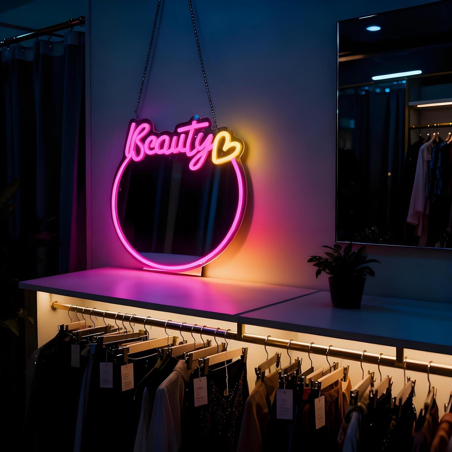 Espelho de beleza com luz LED  - Decorative Mirror avaliação e preço