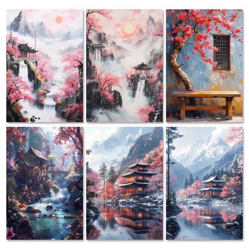 RUOPOTY Kit de Pintura por Núm - Abstract Canvas Set avaliação e preço
