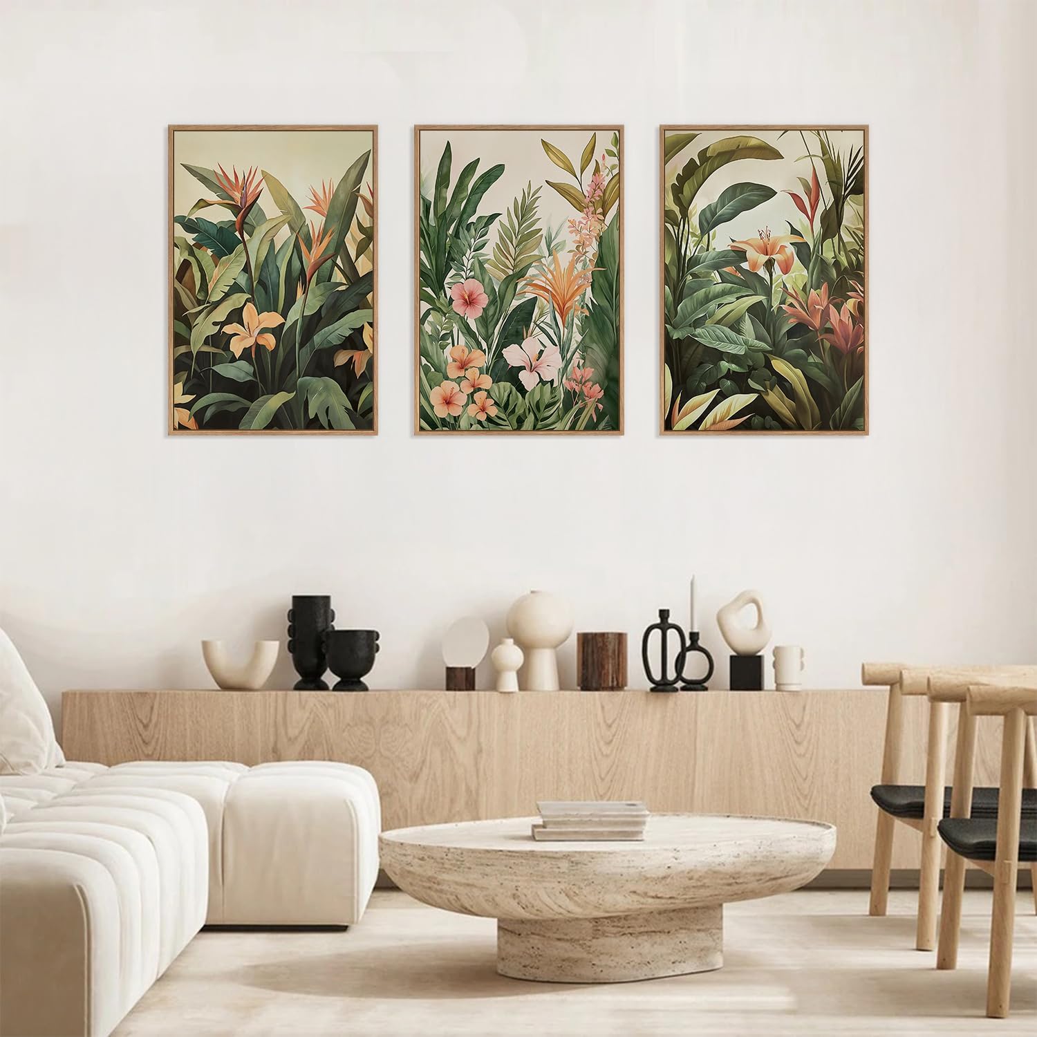 Conjunto de 3 peças de pintura - Abstract Canvas Set avaliação e preço